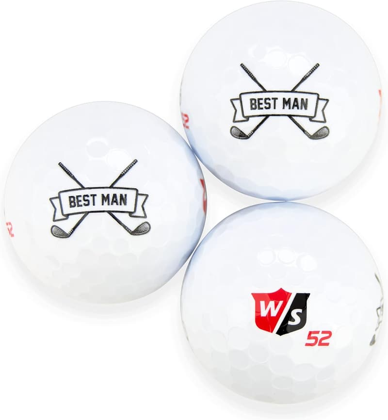 Personalized Golf Balls Set for Men - Groomsmen Gift