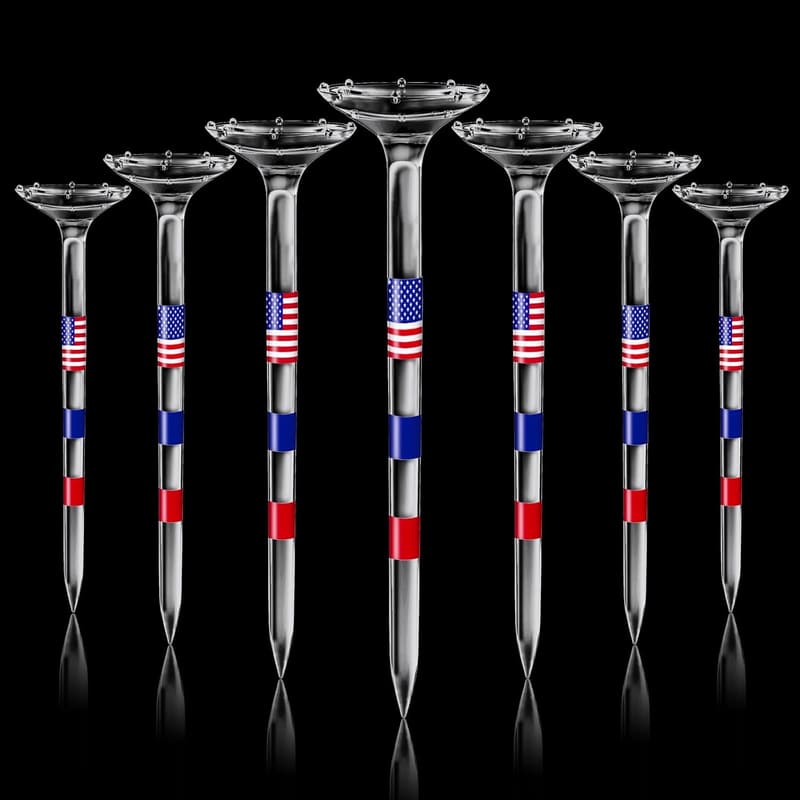 Unbreakable Golf Tees with Big Cup & 8 Prongs - Pack of 50/80