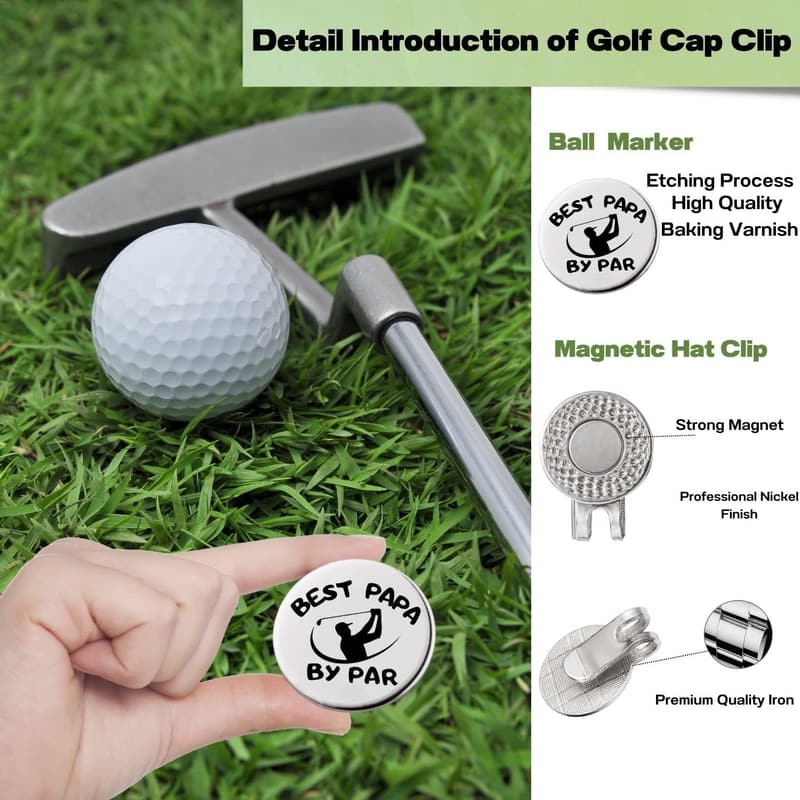Funny Golf Ball Marker with Magnetic Clip – Unique Golf Gift