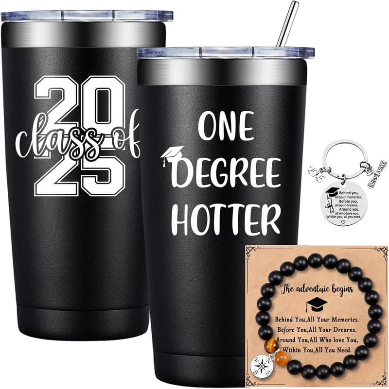 2025 Graduation Gift: 20oz One Degree Hotter Tumbler for Him