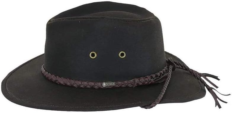Unisex Waterproof Cotton Oilskin Hat with UPF 50 Protection