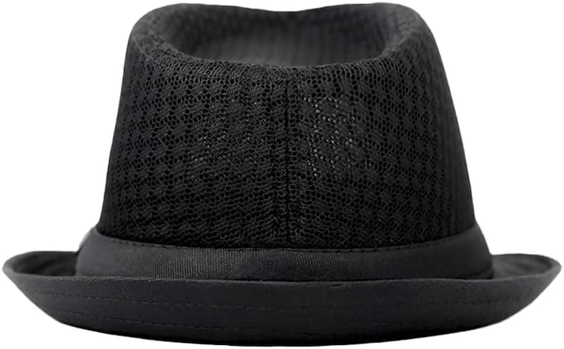 Lightweight Classic Crushable Mesh Fedora Hat