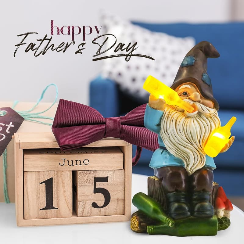 Funny Garden Gnome Yard Decor - Unique Gift for Dad