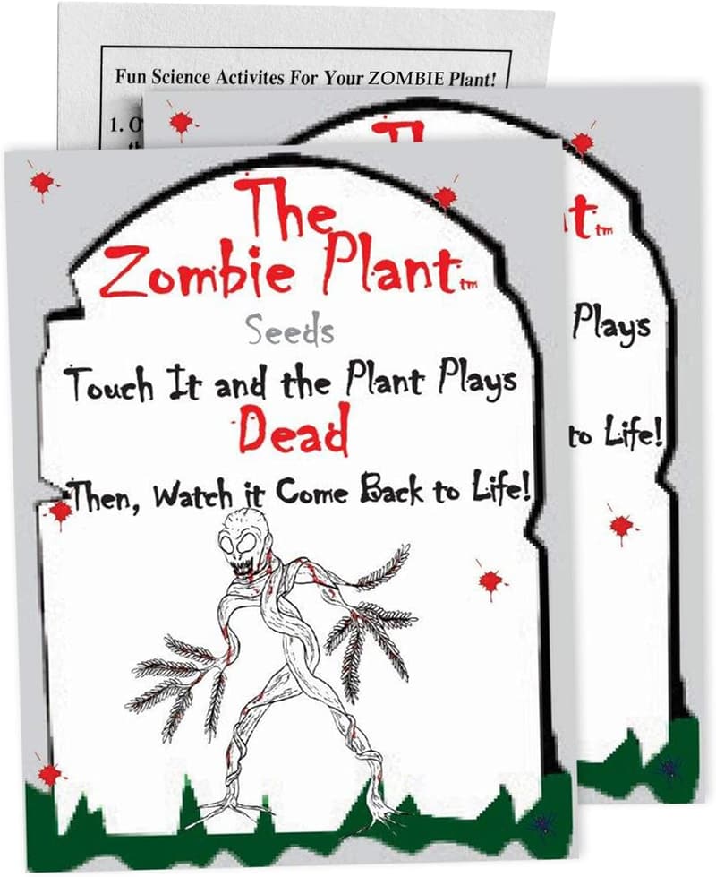 Zombie Plant Seed Packets (2) – Fun STEM Activity for Kids & Adults