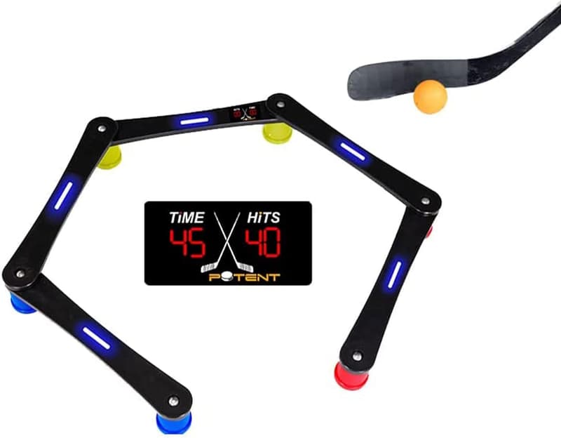 Portable Digital Stickhandling Trainer with Scoreboard & Timer