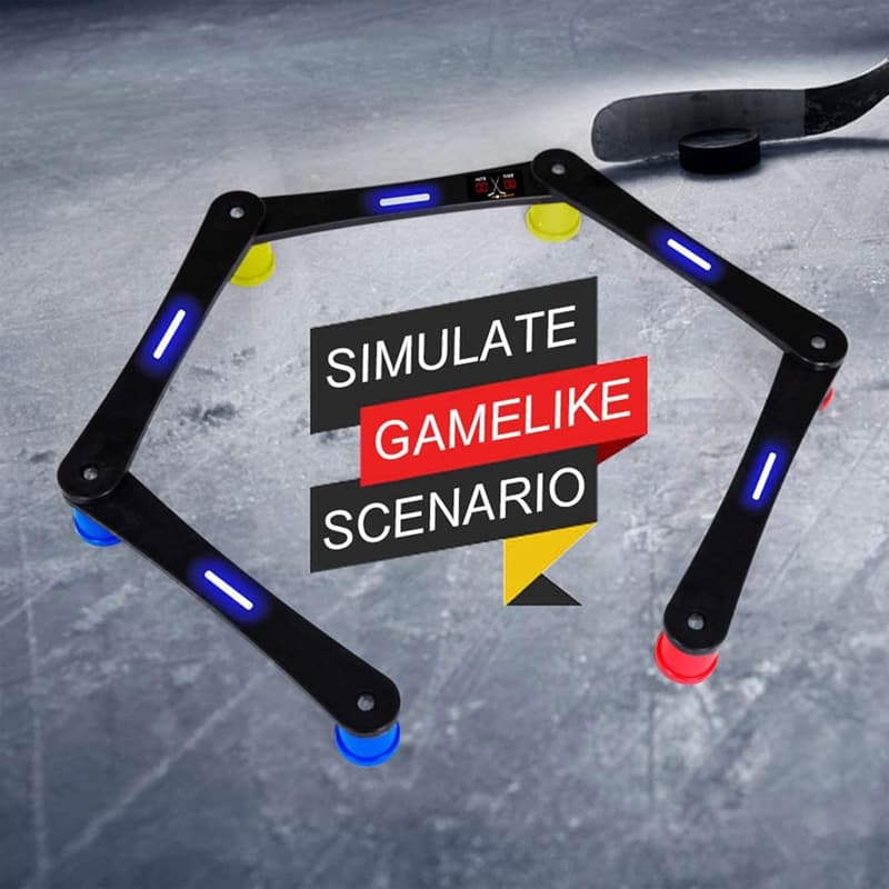 Portable Digital Stickhandling Trainer with Scoreboard & Timer