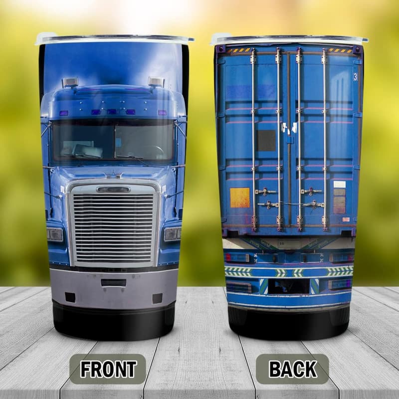 Truck Driver Gifts: 20oz Stainless Steel Travel Mug