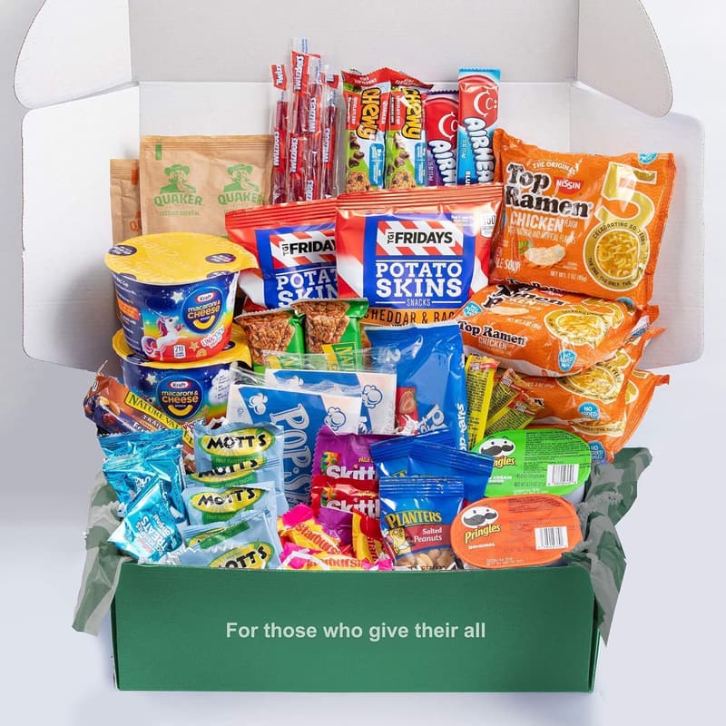 Military Care Package - 50-Piece Snack Variety Box