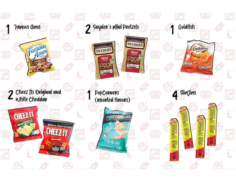 Ultimate 50-Count Snack Care Package for Students & Friends