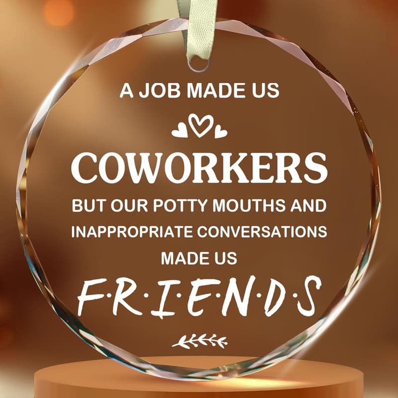 Christmas Coworker Ornament Gift for Boss & Colleagues