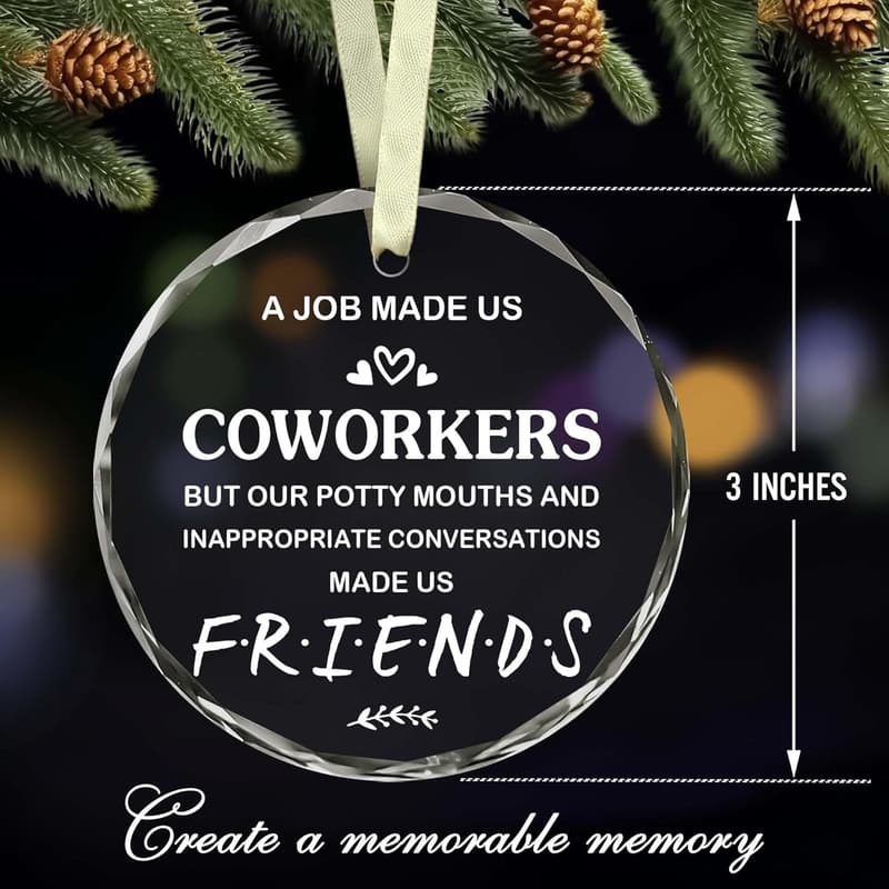 Christmas Coworker Ornament Gift for Boss & Colleagues