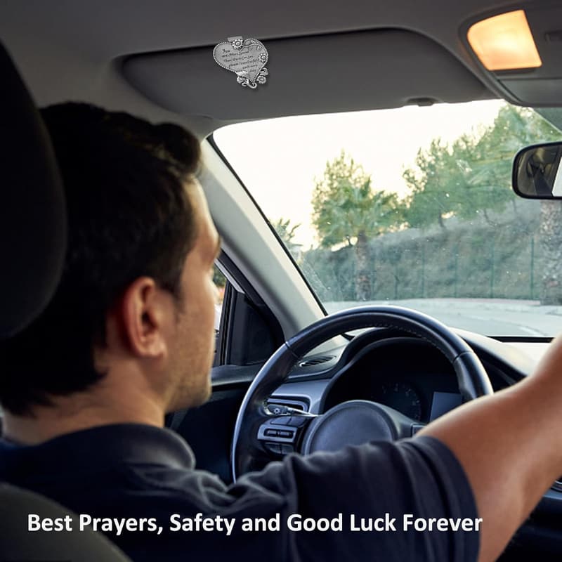 Driving Safety Prayer Car Visor Clip for New Drivers