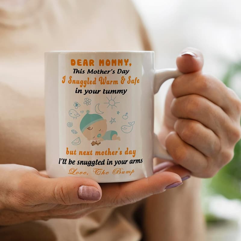 Pregnancy Announcement Mug for Expecting Moms