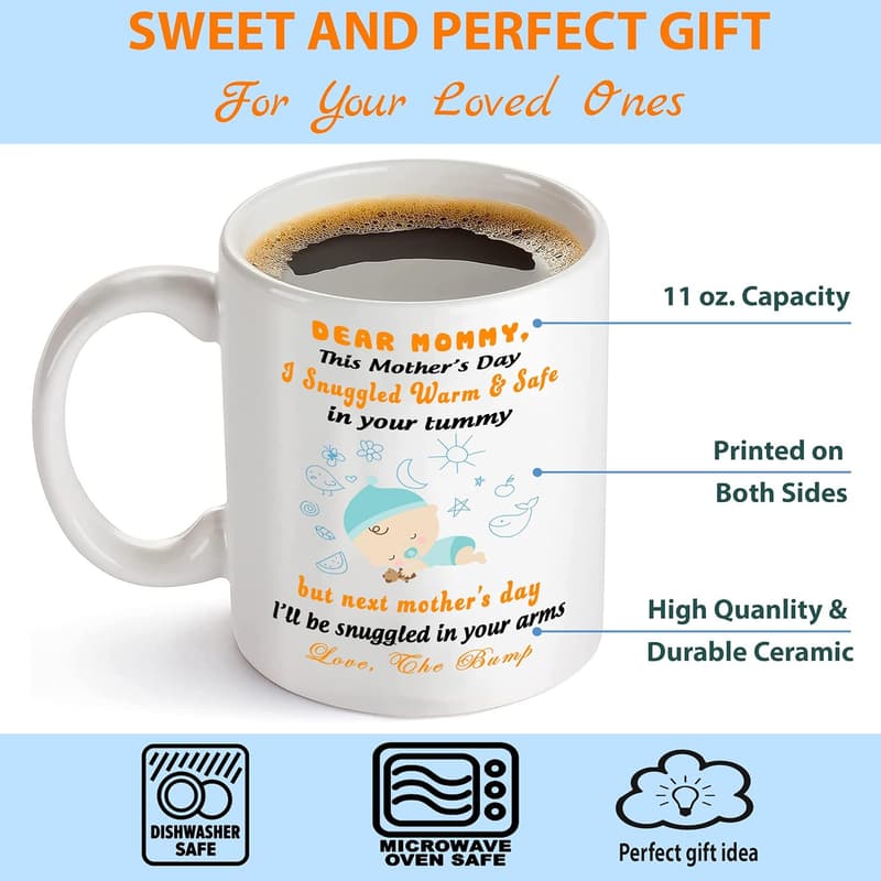 Pregnancy Announcement Mug for Expecting Moms