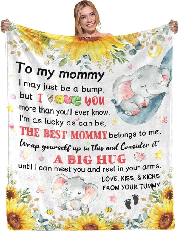 Mother's Day Gift - Super Soft Flannel Throw Blanket for Moms