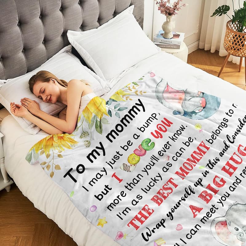 Mother's Day Gift - Super Soft Flannel Throw Blanket for Moms