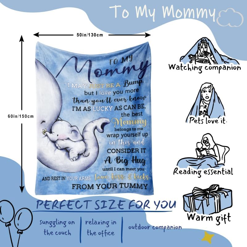 Pregnancy Gift Blanket for New Moms - 50