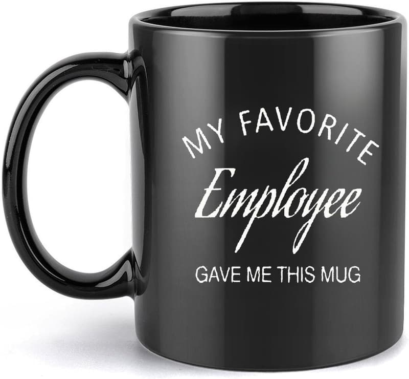Funny Christmas Coffee Mug for Boss - 11 oz Ceramic Gift