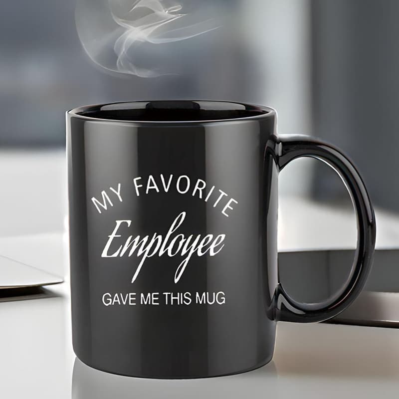 Funny Christmas Coffee Mug for Boss - 11 oz Ceramic Gift