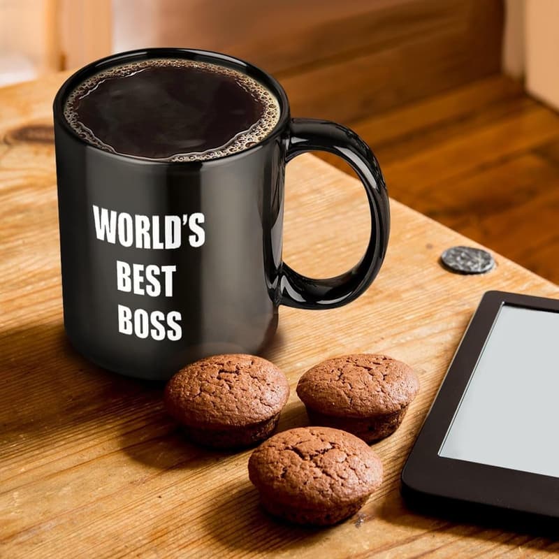 World's Best Boss Coffee Mug - 11 OZ Ceramic Gift