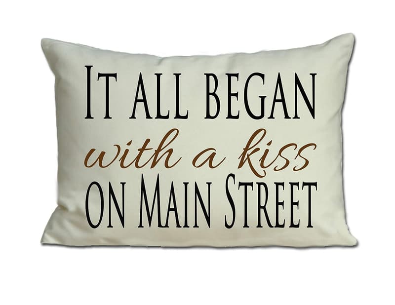 2nd Anniversary Personalized Pillow with Your Love Story