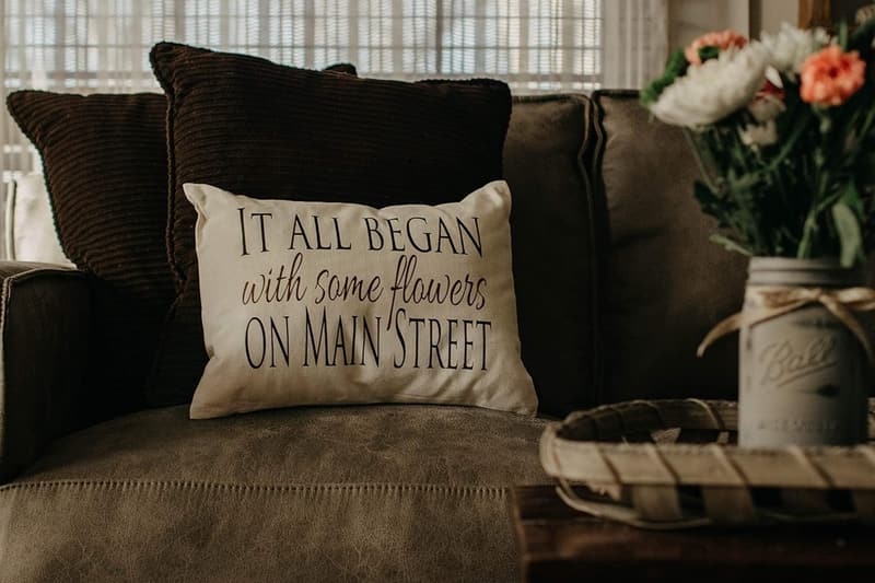 2nd Anniversary Personalized Pillow with Your Love Story