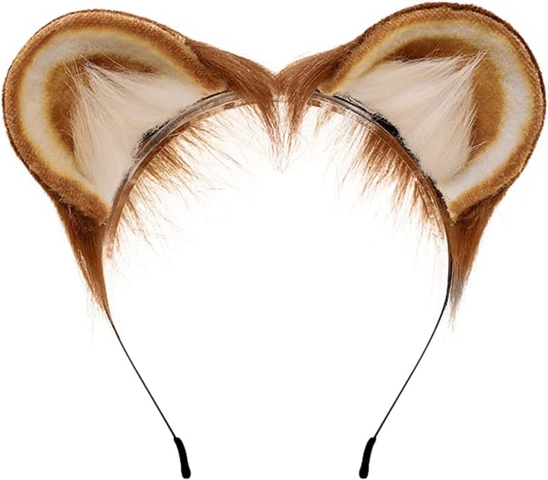 Cosplay Fox and Animal Ears Headband Hair Clip