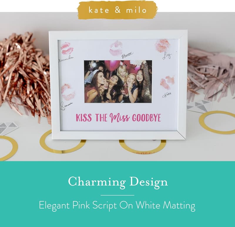 Bachelorette Party Signature Frame – 4x6 Keepsake for Bride