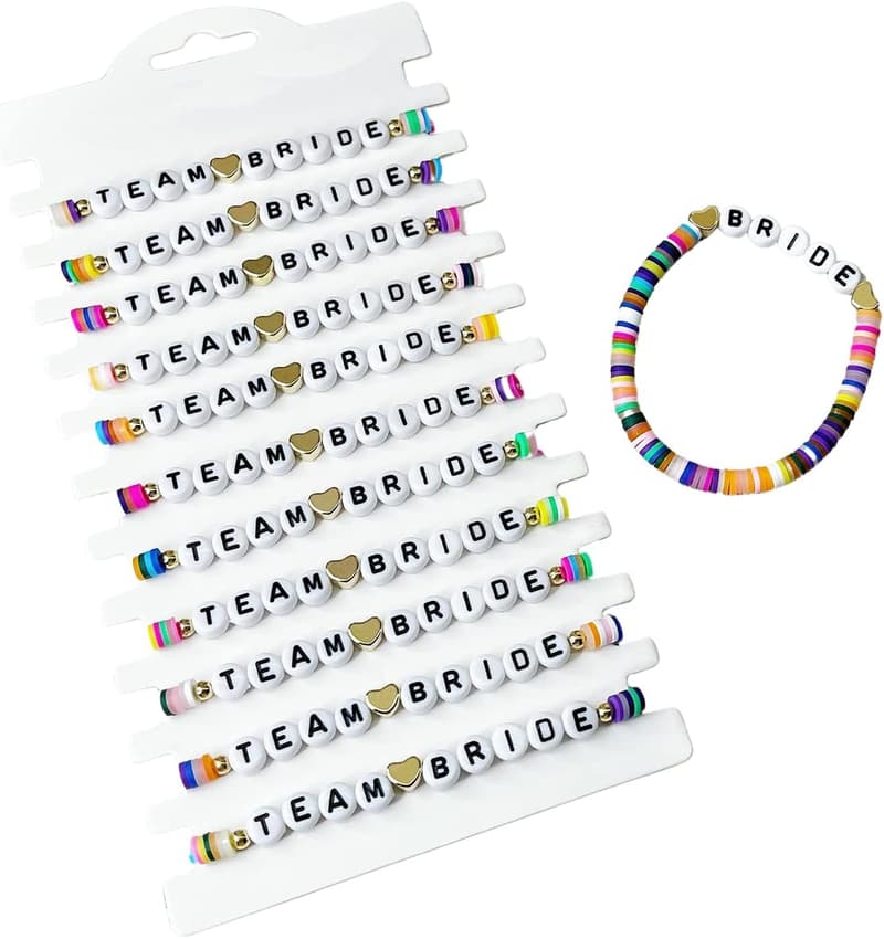 Handmade Beaded Bracelets for Bachelorette Party Favors