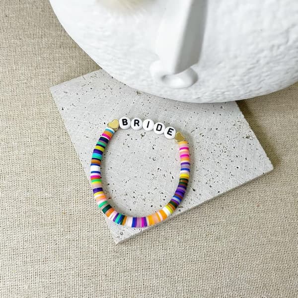Handmade Beaded Bracelets for Bachelorette Party Favors