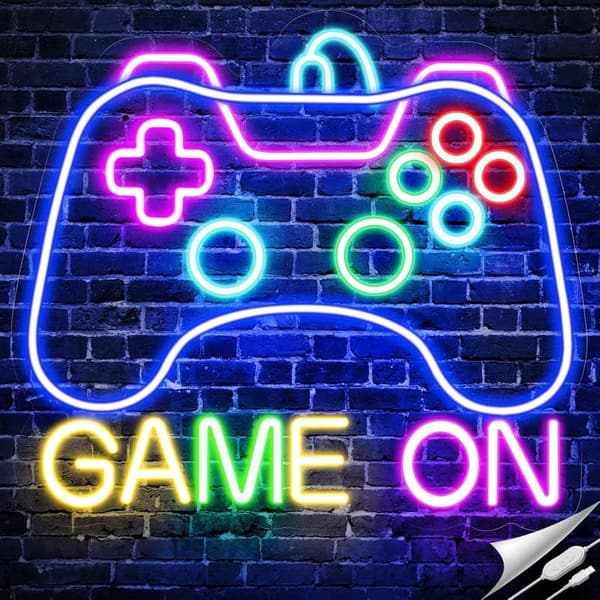 Gamer Neon LED Sign for Game Room Decor