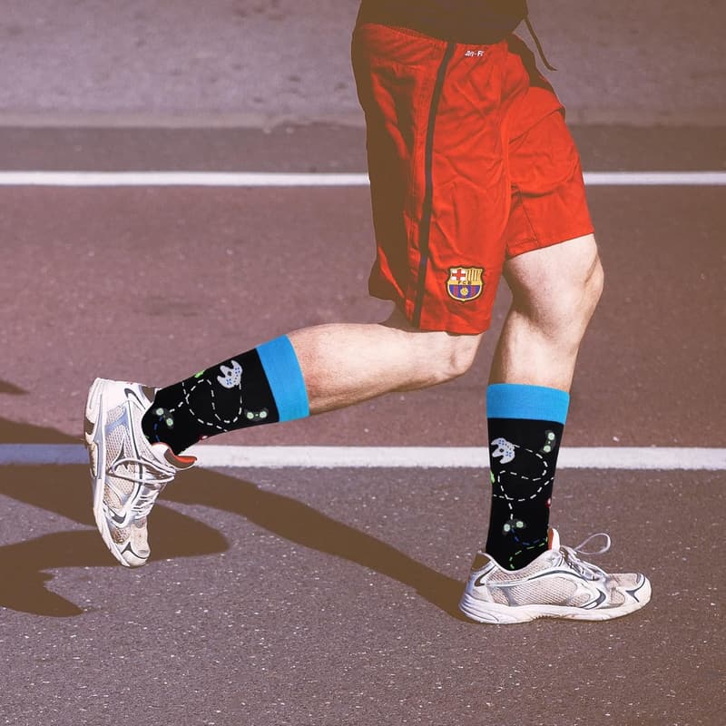 Funny Funky Dress Crew Socks for Men - Great Gift for Dads and Grandpas