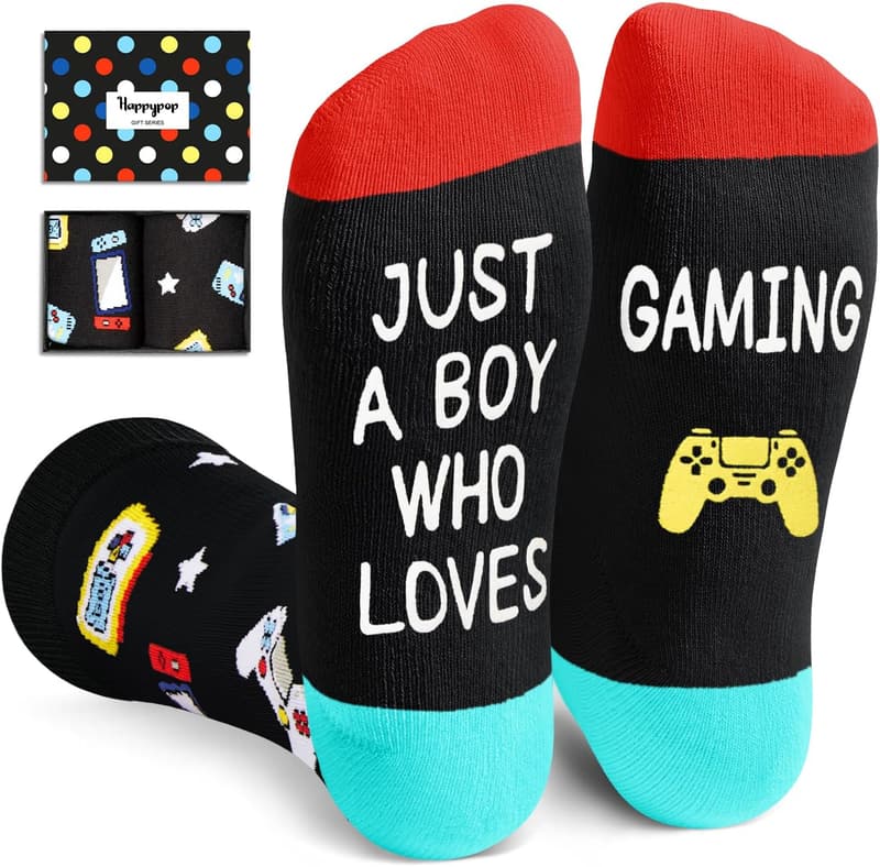 Gaming Socks for Teens and Kids (Ages 4-18)