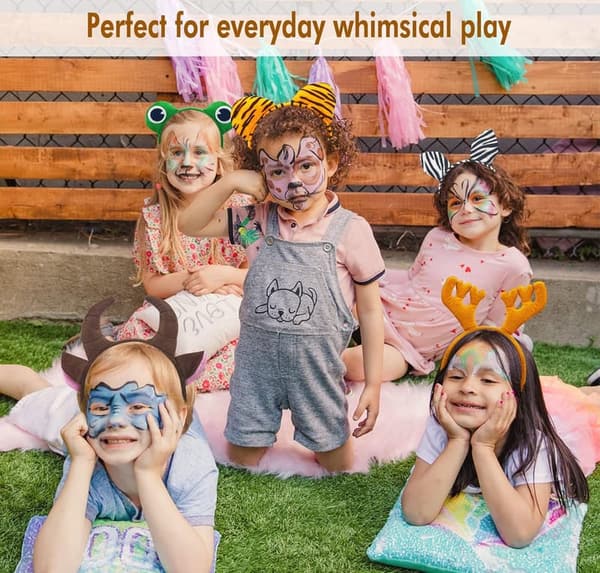 Wild One Birthday Jungle Animal Headbands - 16pcs Party Favors