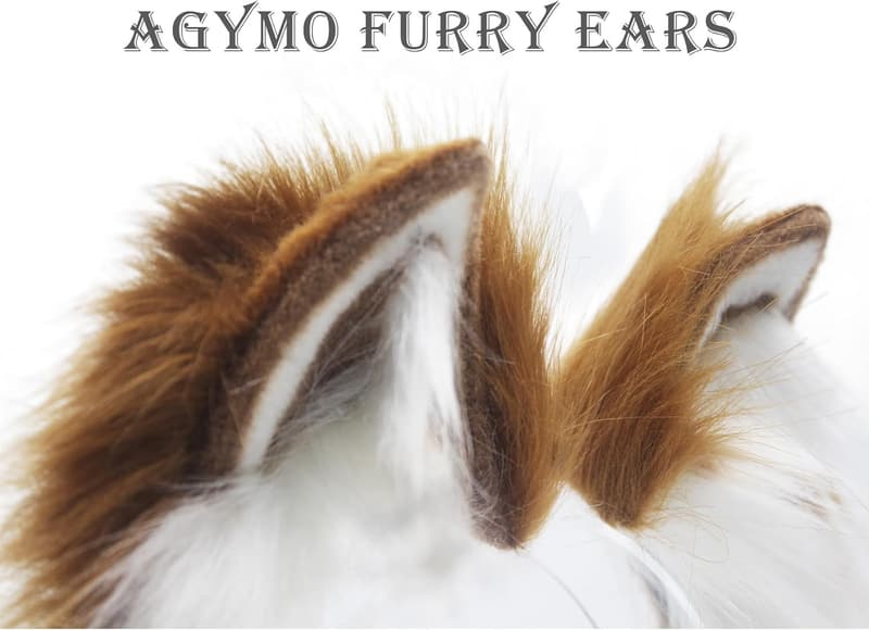Handmade Wolf Ears Headband with Gift Box for Halloween