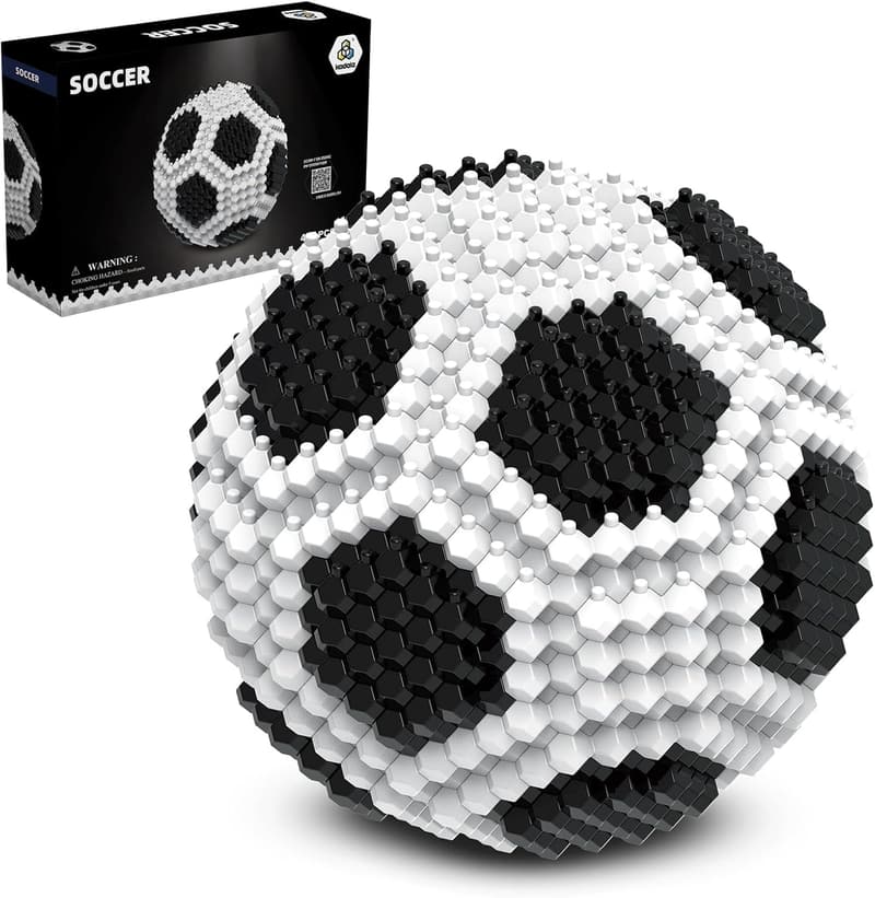 STEM Soccer Building Block Set for Ages 14+ (437 Pieces)