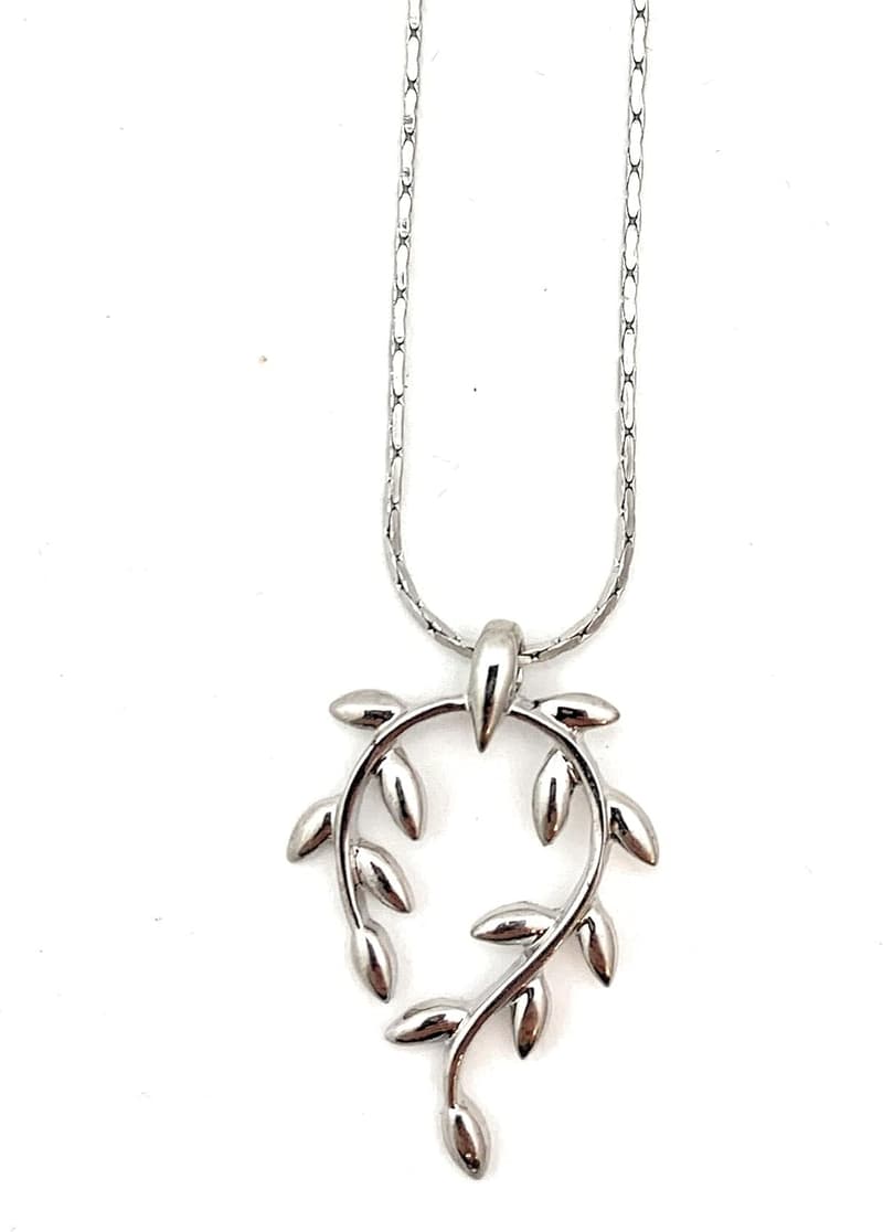 Friendship Gift Set: Platinum Vine Necklace & Greeting Card