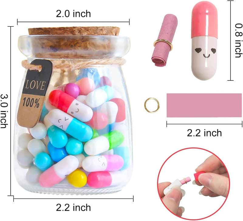 Friendship Gift in a Bottle – Personalized Capsule Message