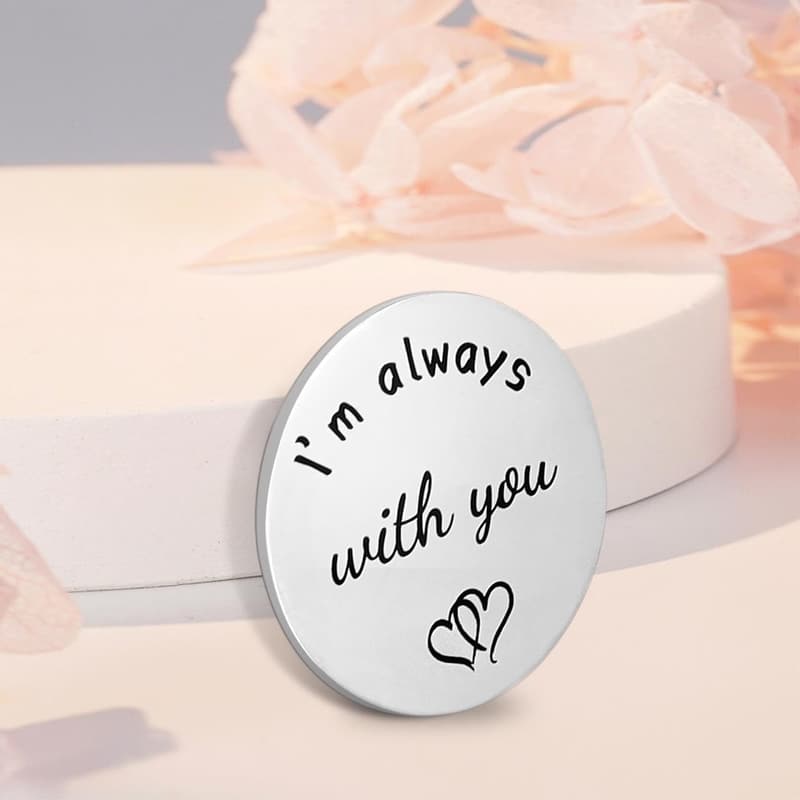 Pocket Hug Keychain Token - Unique Gift for Birthdays
