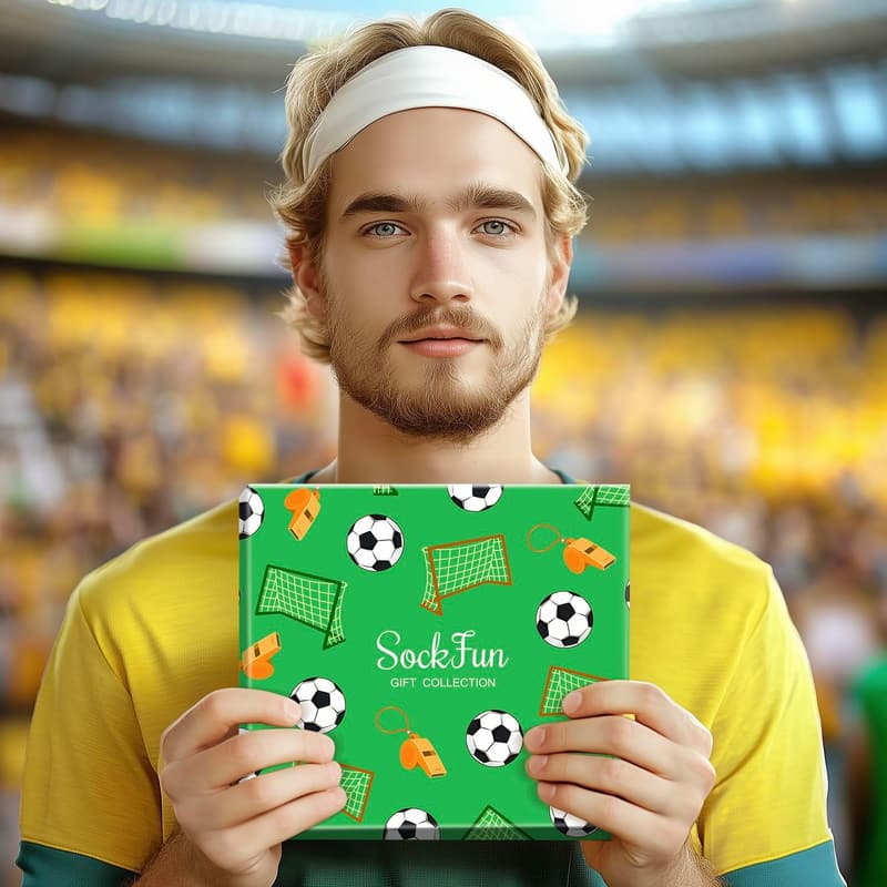 Sports-Themed Gift Socks for Men and Women