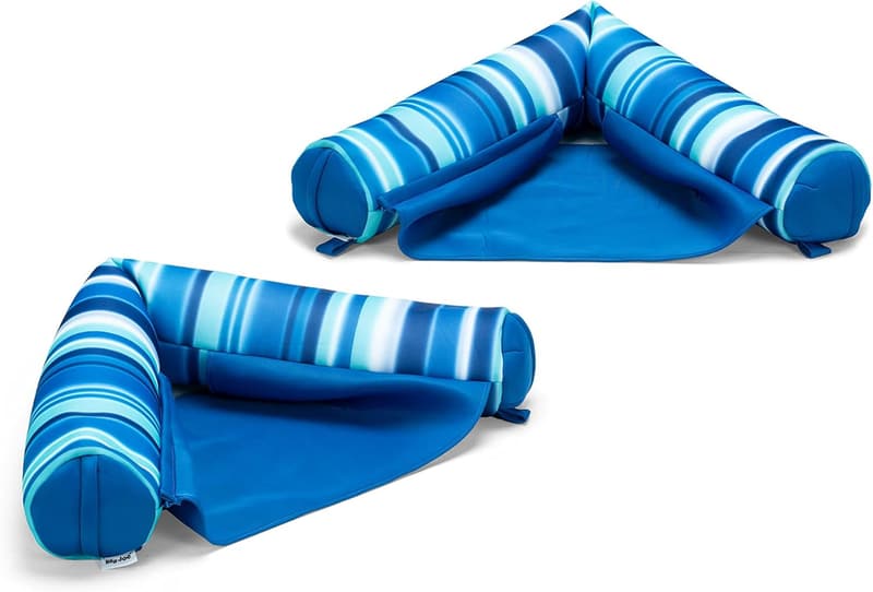 Big Joe Noodle Sling Pool Float with Armrests and Cup Holder