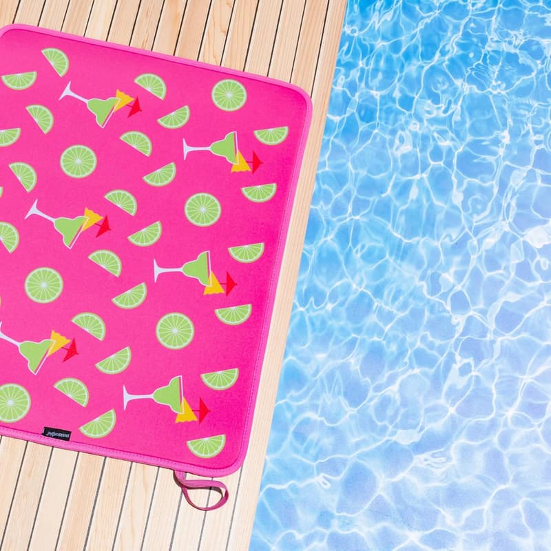 Poolside Seating Mat | Neoprene Swimsuit Saver for Edge of Pool