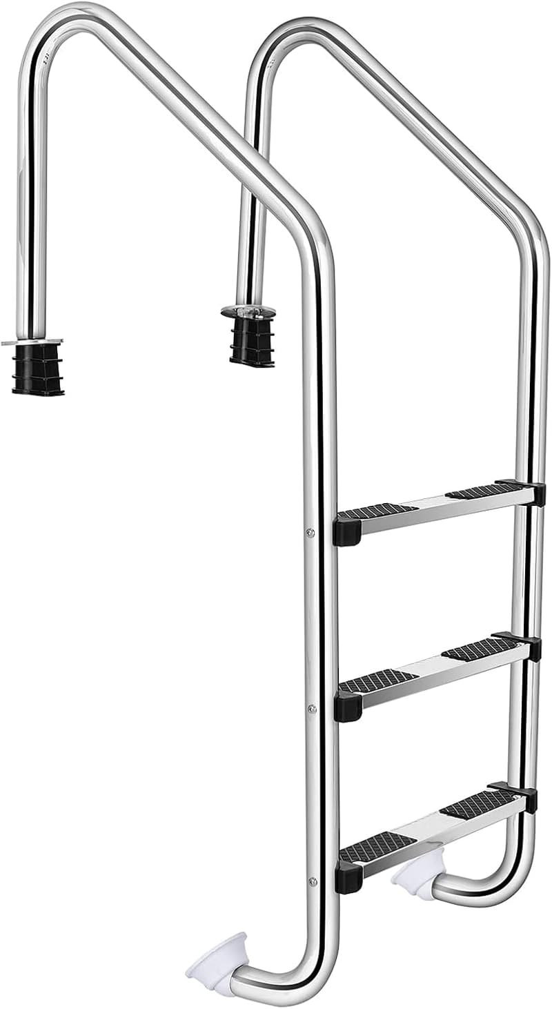 In-Ground Pool Ladder - 3-Step Stainless Steel, Heavy Duty