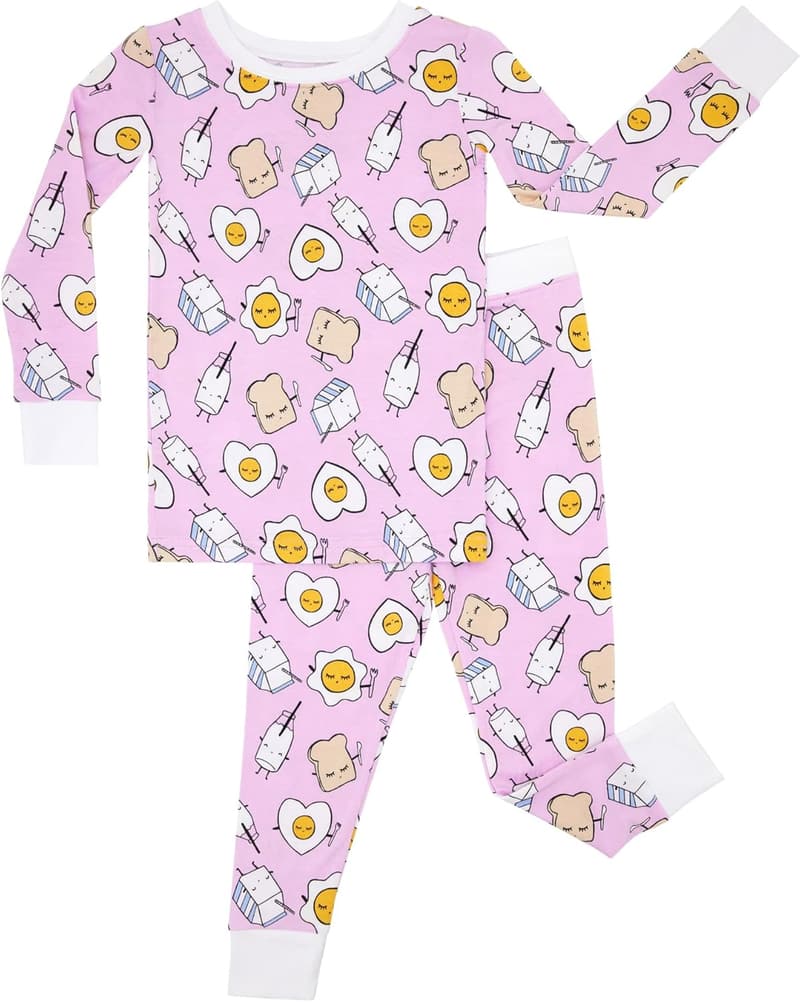Family Matching Bamboo Toddler Pajama Set for Kids