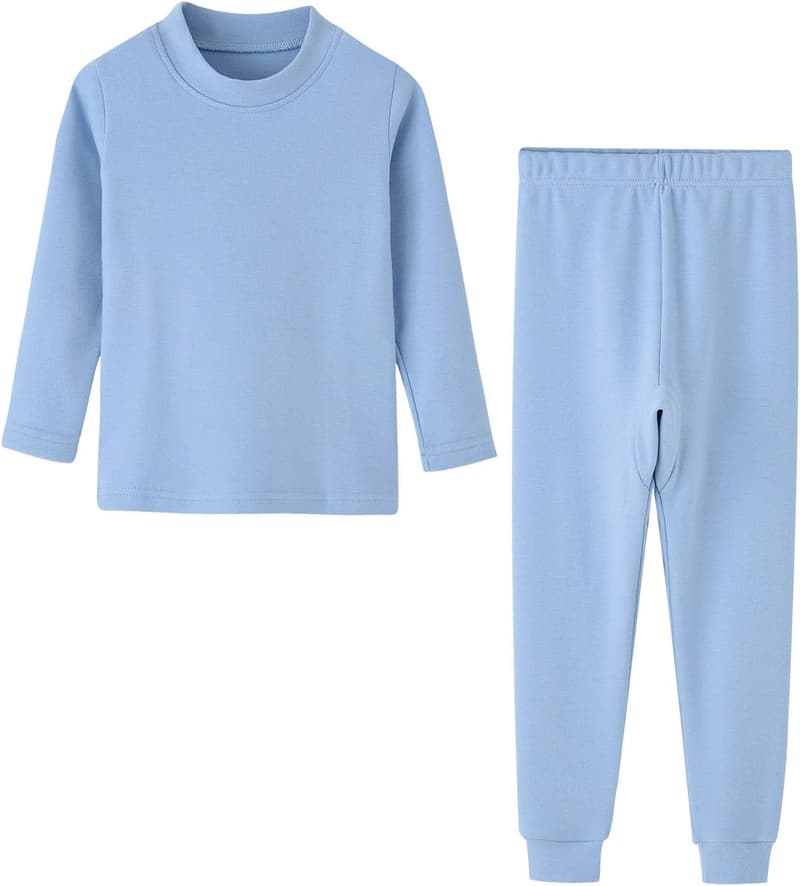 Kids Thermal Underwear Set for Toddlers, Ages 3-7