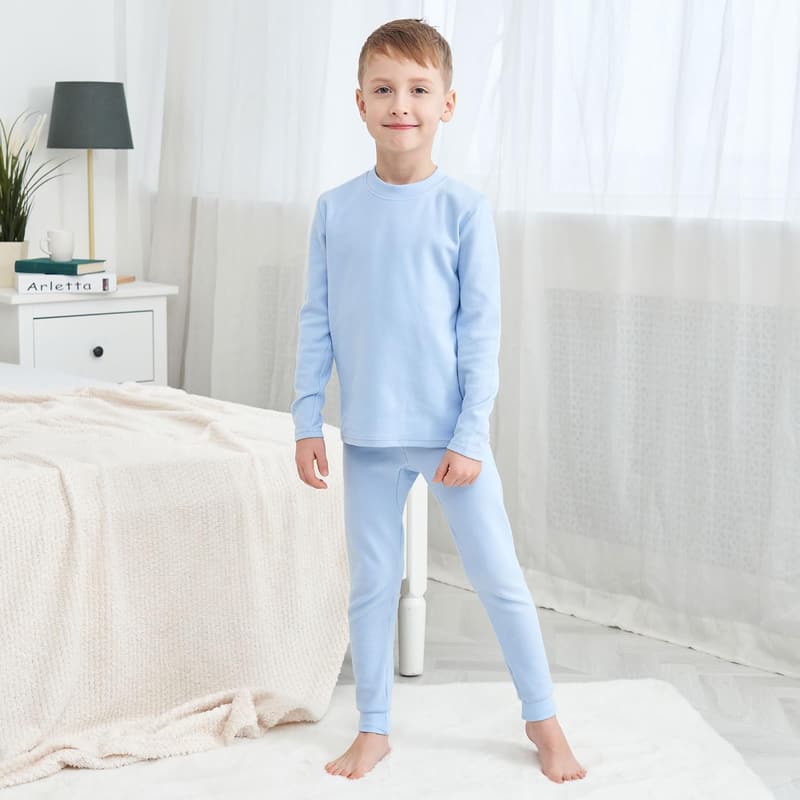 Kids Thermal Underwear Set for Toddlers, Ages 3-7