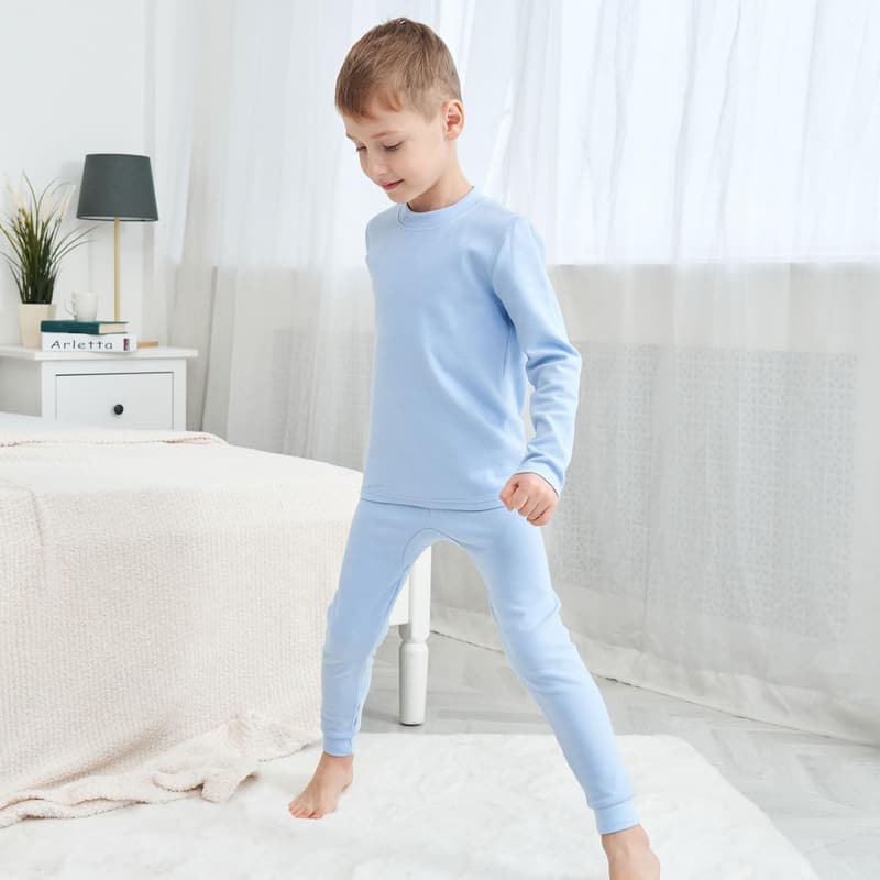 Kids Thermal Underwear Set for Toddlers, Ages 3-7
