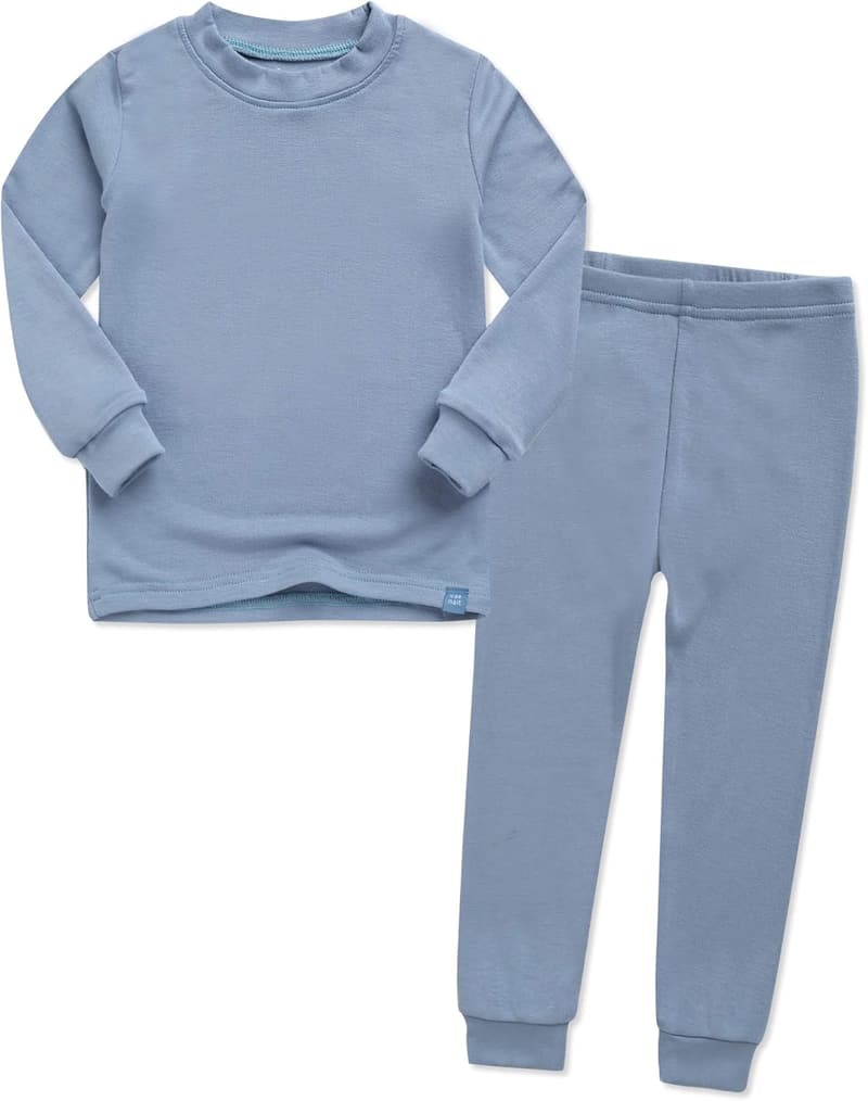 Soft Comfy Modal Tencel Pajamas for Toddler Girls & Boys, 2pcs Set
