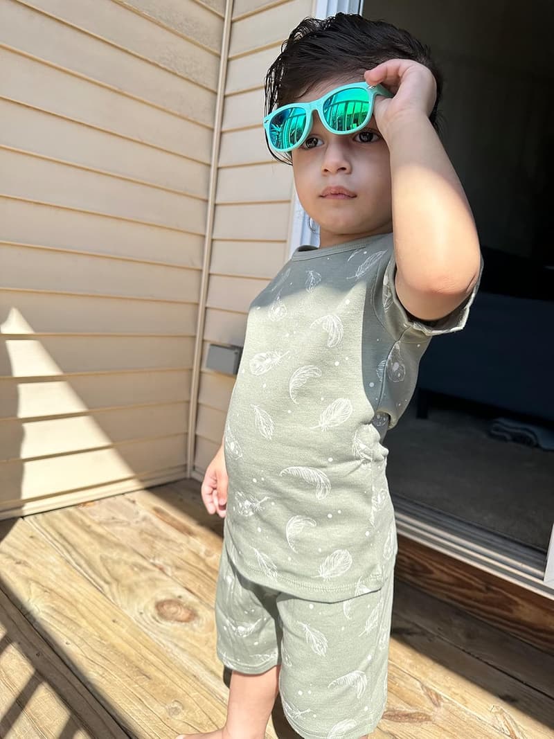Organic Cotton Toddler Pajama Set for Boys and Girls