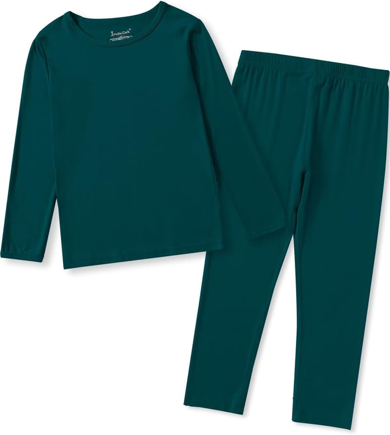 Toddler Bamboo Pajama Set for Boys and Girls - 2pcs Sleepwear